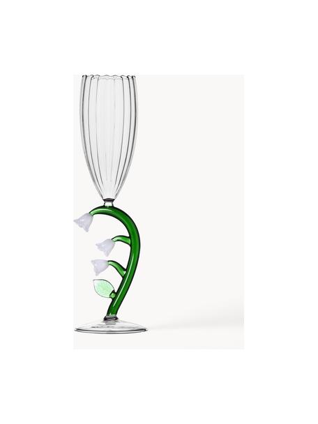 Copa flauta de champán Botanica, Vidrio de borosilicato 

¡Descubre la versatilidad del vidrio de borosilicato para tu hogar! El vidrio de borosilicato es un material de alta calidad, fiable y duradero. Se caracteriza por su excepcional resistencia al calor y, por lo tanto, es ideal para tomar té o café caliente. En comparación con el vidrio convencional, el vidrio de borosilicato es más resistente a roturas y grietas y, por lo tanto, es un compañero seguro en tu hogar., Transparente, verde, blanco, Ø 7 x Al 24 cm, 160 ml