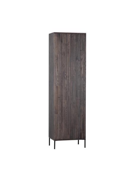Szafa z drewna jesionowego Avourio, Korpus: drewno jesionowe z certyf, Nogi: metal powlekany, Drewno jesionowe, S 60 x W 210 cm