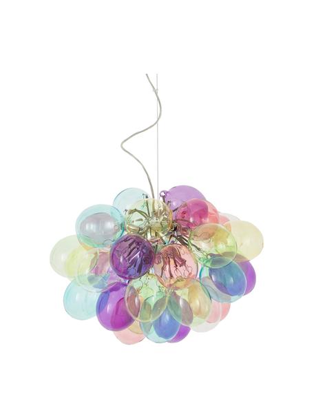 Hanglamp met glazen bollen Gross, Baldakijn: gecoat metaal, Multicolour, Ø 50 cm