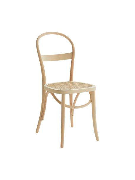 Sedia in legno Rippats, 2 pz., Struttura: legno di betulla, Seduta: rattan, Betulla, Larg. 39 x Prof. 53 cm