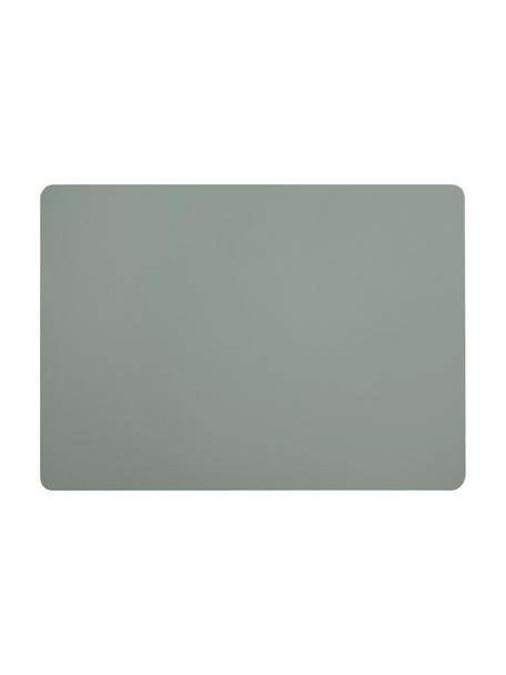 Podkładka ze sztucznej skóry Pik, 2 szt., Tworzywo sztuczne (PVC), Miętowy zielony, S 33 x D 46 cm