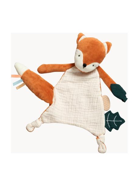 Activiteit knuffeldeken Sparky the Fox, Bekleding: 70% polyester, 30% katoen, Oranje, meerkleurig, B 4 x L 14 cm