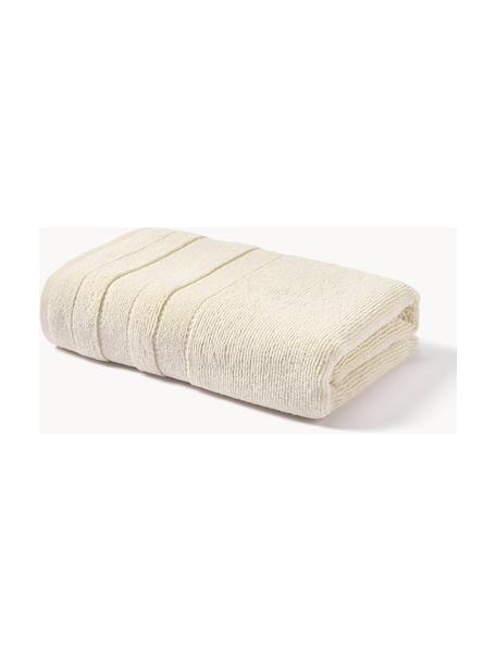 Serviette de toilette avec bordure décorative Luxe, tailles variées, 100 % coton
qualité supérieure, 600 g/m²

Le matériau est certifié STANDARD 100 OEKO-TEX®, 8135CIT, CITEVE, Blanc cassé, Drap de bain, larg. 70 x long. 140 cm