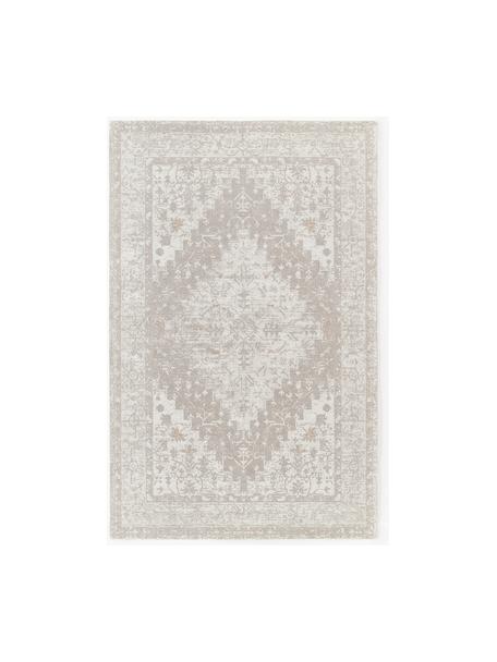 Ręcznie tkany dywan szenilowy Neapel, 100% poliester, Szaroniebieski, kremowobiały, S 200 x D 300 cm (Rozmiar L)