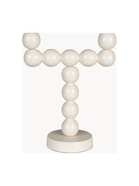 Candelabro de porcelana Bubble, Porcelana, Blanco Off White, An 20 x Al 25 cm