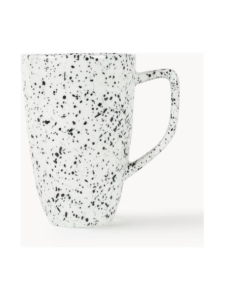 Tasses en porcelaine Poppi, 2 pièces, Porcelaine, Blanc, chiné, Ø 8 x haut. 11 cm, 270 ml