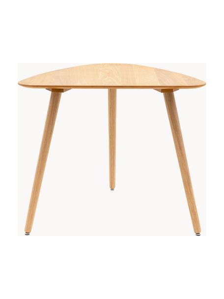 Tavolo in legno Hatfield, 80 x 90 cm, Gambe: pannello di fibra a media, Legno di quercia, Larg. 80 x Prof. 90 cm