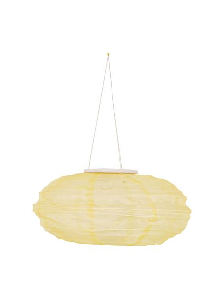 Lampada solare a sospensione Festival, Paralume: poliestere, Dorato, scintillante, Ø 35 x Alt. 19 cm