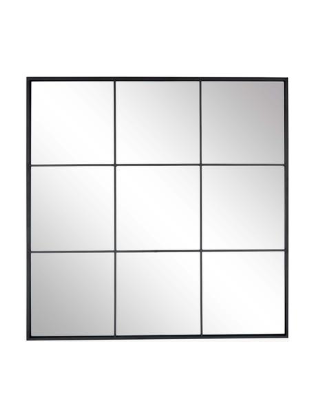 Nástěnné zrcadlo Clarita, Černá, Š 70 cm, V 70 cm