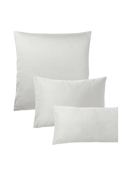 Povlak na polštář z bavlněného saténu Comfort, Světle šedá, Š 40 cm, D 80 cm