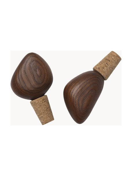 Set di 2 tappi per vino in legno di frassino Cairn, Legno di frassino, sughero

Questo prodotto è realizzato con legno di provenienza sostenibile e certificato FSC®., Legno di frassino, Larg. 4 x Alt. 9 cm