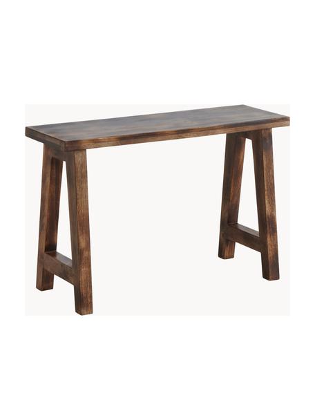Konzolový stolek z mangového dřeva Trä, Mangové dřevo, Mangové dřevo, Š 80 cm, V 50 cm