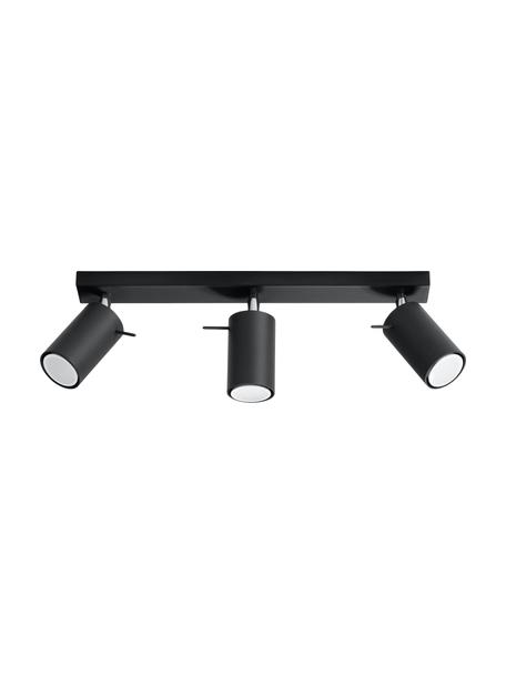 Riel Etna, Estructura: acero, Anclaje: acero pintado, Negro, An 45 x Al 15 cm