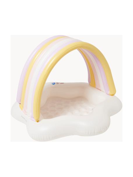 Piscine gonflable pour enfants Princess Swan, Plastique, Blanc cassé, jaune soleil, rose pâle, Ø 120 x haut. 90 cm