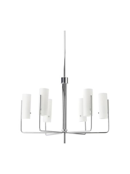 Grand lustre Vivian, Couleur argentée, Ø 65 x haut. 88 cm