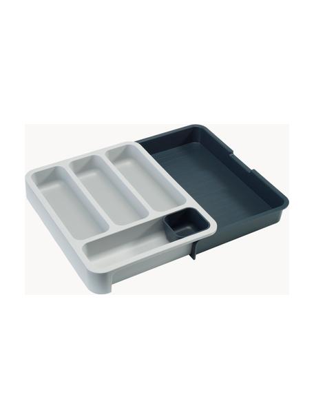 Príborová vložka DrawerStore, Polypropylén, Svetlosivá, sivomodrá, Š 37 x D 28 cm
