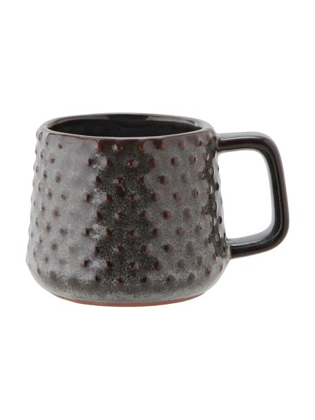 Filiżanka Dotta, 2 szt., Kamionka, Brązowy, ciemny petrol, Ø 10 x W 8 cm, 300 ml