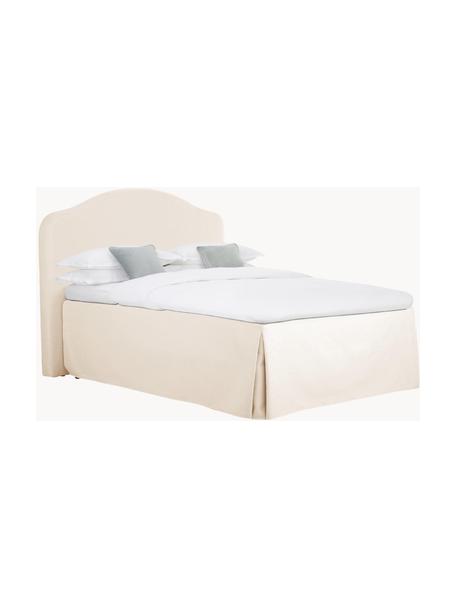 Prémiová kontinentálna posteľ Dahlia, Krémovobiela, Š 160 x D 200 cm, tvrdosť H3