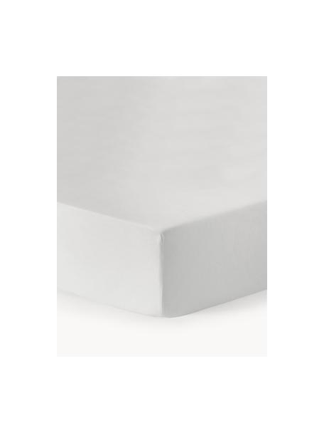 Topper-Spannbettlaken Biba, Flanell, Webart: Flanell, Weiß, B 90 x L 200 cm, H 15 cm