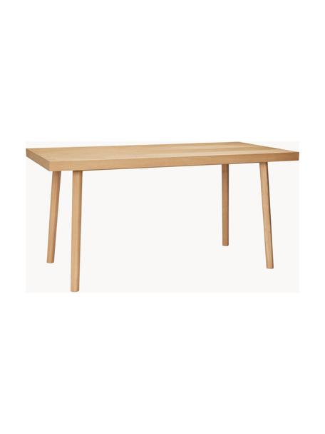Jídelní stůl se vzorem rybí kosti Herringbone, 160 x 80 cm, Dubové dřevo, Š 160 cm, H 80 cm