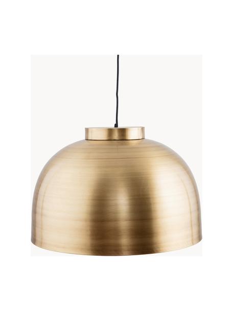 Lámpara de techo Bowl, Pantalla: latón, Cable: plástico, Latón, Ø 50 x Al 33 cm