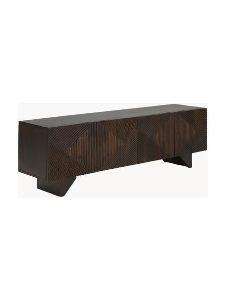 Skrinka z masívneho mangového dreva Louis, Mangové drevo, Š 180 x V 55 cm