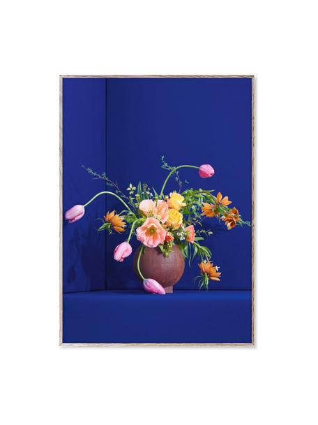 Poster Blomst 01, 230 g mattes veredeltes Papier, Digitaldruck mit 12 Farben.

Dieses Produkt wird aus nachhaltig gewonnenem, FSC®-zertifiziertem Holz gefertigt, Bunt, Royalblau, B 50 x H 70 cm