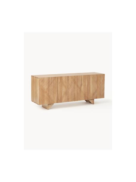 Sideboard Louis aus Massivholz mit Türen, Mangoholz, lackiert, B 177 x H 75 cm