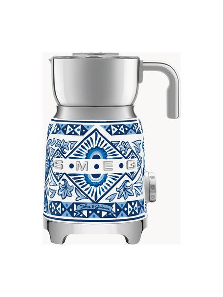 Milchaufschäumer Dolce & Gabbana - Blue Mediterraneo, Edelstahl, lackiert, Blau, Weiß, B 18 x H 25 cm