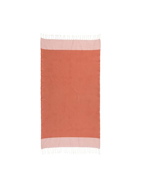 Plážový uterák so strapcami Ibiza, 100 % bavlna
Veľmi ľahká gramáž, 200 g/m², Terakotová, biela, Š 100 x D 200 cm