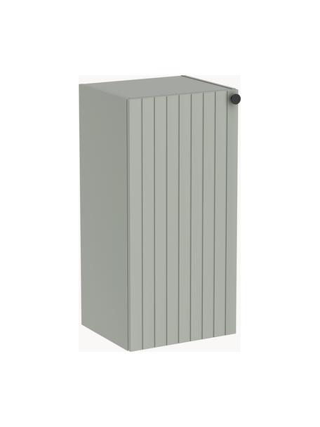 Bad-Hängeschrank Emil, B 40 cm, Griff: Aluminium, beschichtet, Salbeigrün, B 40 x H 85 cm