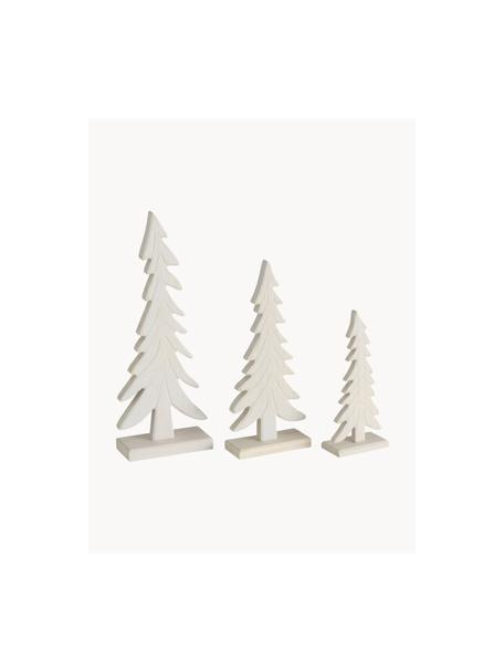 Decoratieve boompjes Veli van grenenhout, set van 3, Grenenhout, Licht hout, Set met verschillende formaten