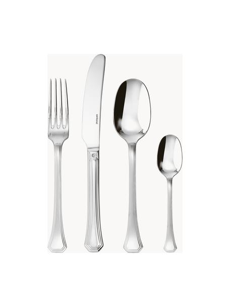 Cubertería de acero inoxidable pulido Twenties, 6 comensales (24 pzas.), Acero inoxidable 18/10 pulido

La cubertería está hecha de acero inoxidable. Por tanto, es duradera, inoxidable y resistente a las bacterias. Además, se puede lavar en el lavavajillas, no destiñe, es fácil de cuidar, no da sabor y es resistente a los ácidos., Plateado muy pulido, 6 comensales (24 pzas.)