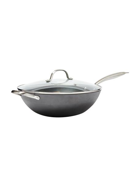 Wok Boussac, Fonte, Noir, Ø 32 x haut. 12 cm