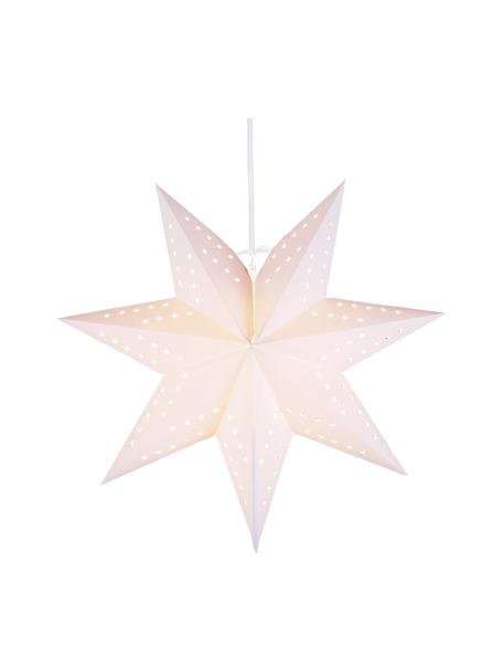 Decoratieve sterren Bobo van papier, Papier, Wit, Ø 34 cm