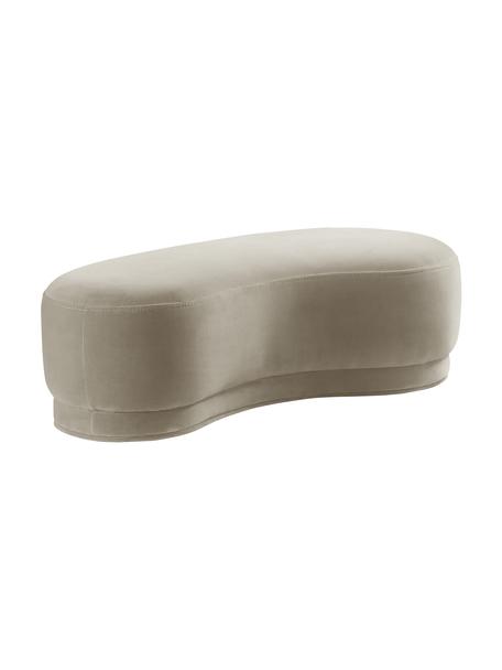 Banco infantil de terciopelo Coconino Mini, Tapizado: terciopelo (89% algodón, , Estructura: madera, Terciopelo beige, An 90 x F 43 cm