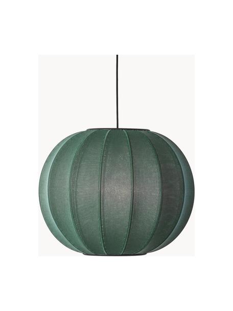 Lampa wisząca Knit-Wit, Ciemny zielony, Ø 45 x W 36 cm