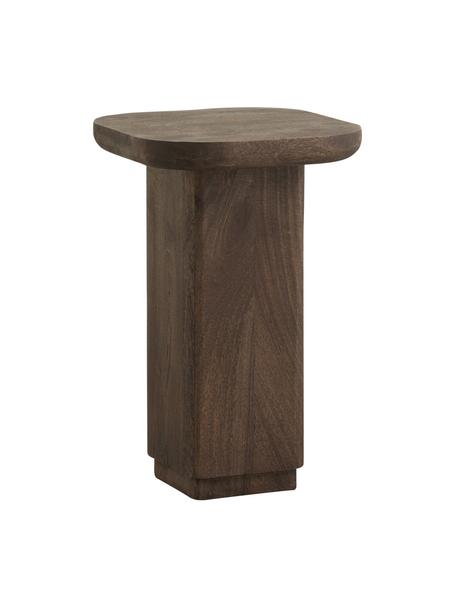 Table d'appoint bois de manguier Toke, Bois de manguier, enduit, Bois de manguier, larg. 32 x haut. 48 cm
