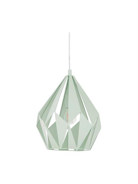 Závěsné svítidlo ve skandinávském stylu Carlton, Světle zelená, Ø 31 cm, V 40 cm