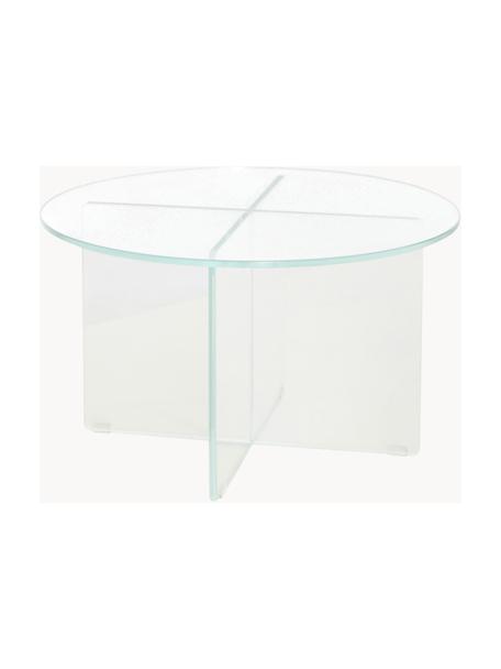 WestUx Table Basse Ronde Moderne en Verre, Base en marbre, Table Centrale  en Verre Transparent, Affichage Minimaliste Ondulation de l'eau pour Le  Salon, Le Patio,A,80x26cm(31x10inch) : : Cuisine et Maison