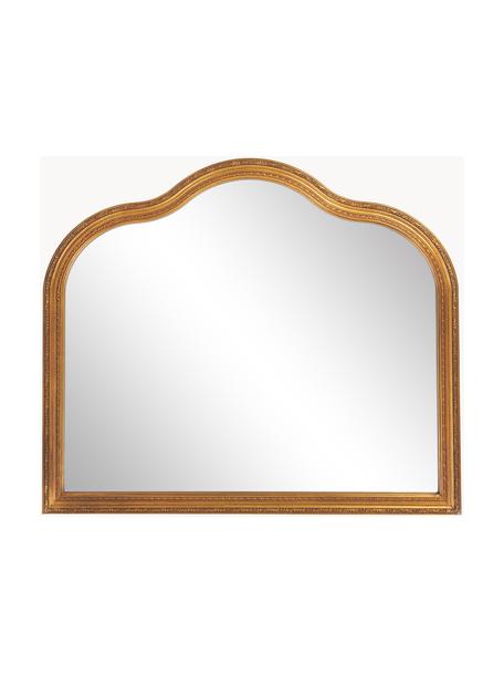 Barock-Wandspiegel Muriel, Rahmen: Massivholz, FSC-zertifizi, Spiegelfläche: Spiegelglas, Rückseite: Metall, Mitteldichte Holz, Goldfarben, B 90 x H 77 cm