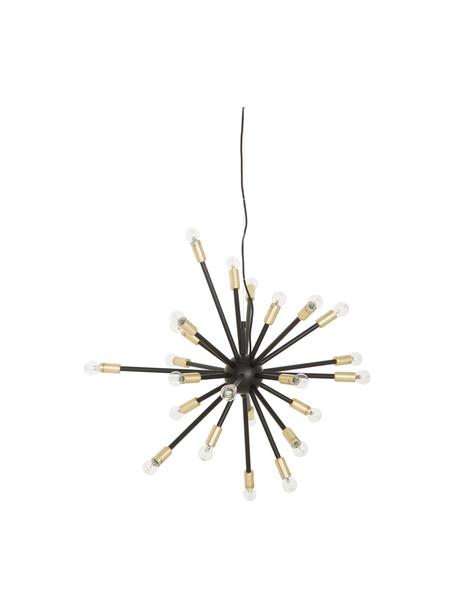 Lampa wisząca Spike, Czarny, odcienie złotego, Ø 90 cm