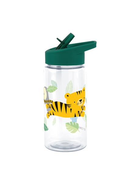 Fľaša na vodu Jungle Tiger, Plast, Zelená, 450 ml