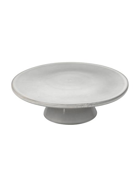 Plat à gâteau artisanal Nordic Sand, Grès cérame, Tons gris et beiges, Ø 30 x haut. 10 cm