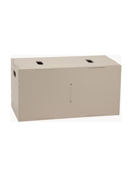 Houten opbergdoos Cube, Berkenhout fineer, gelakt 

Dit product is gemaakt van duurzaam geproduceerd, FSC®-gecertificeerd hout., Lichtbeige, B 72 x H 36 cm