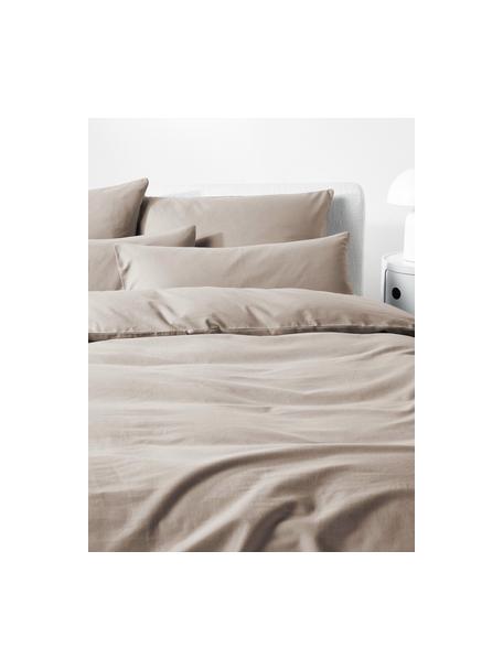 Funda nórdica de franela Biba, Beige, Cama 180/200 cm (260 x 240 cm)