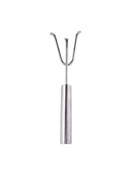 Râteau de jardin Silvia, Acier inoxydable, Couleur argentée, larg. 6 x haut. 28 cm