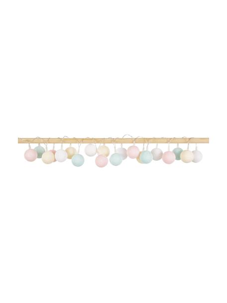 Guirlande lumineuse LED Colorain, 378 cm, 20 lampions, Blanc, tons pastels, long. 378 cm