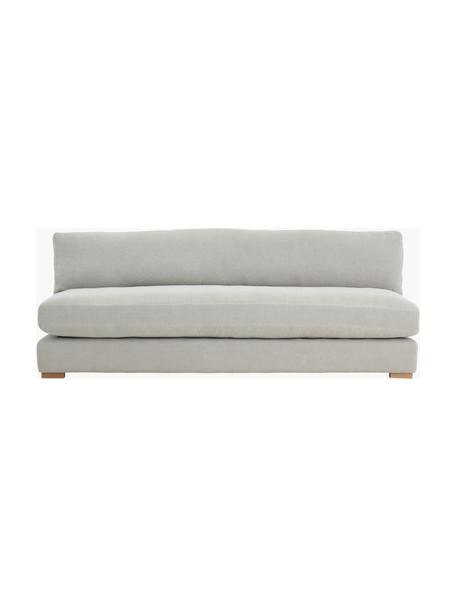 Sofa Vide (3-Sitzer), Bezug: 100 % Leinen, Beine: Kiefernholz, Leinen Hellgrau, B 200 x T 90 cm
