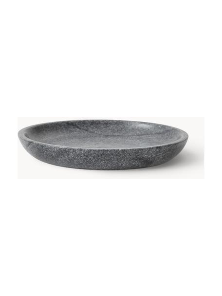 Ciotole da dessert in marmo Stone 8 pz, Marmo, Grigio scuro marmorizzato, Ø 17 cm